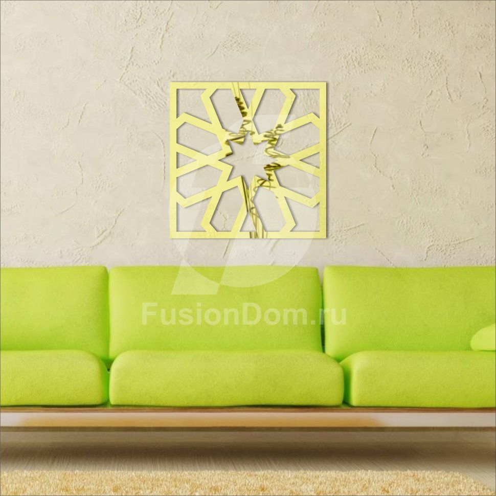 Декоративное акриловое панно Шестиконечная звезда