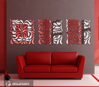 панно Цветочный квадрат