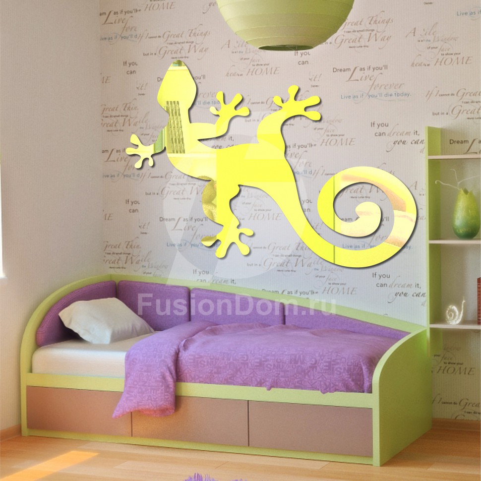 Акриловое Зеркало Игуана