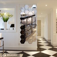 зеркало в виде сот