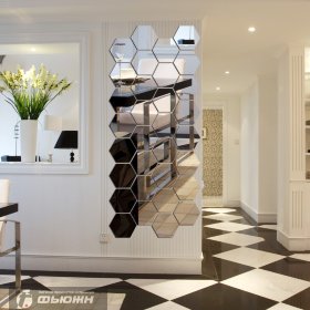 зеркало в виде сот