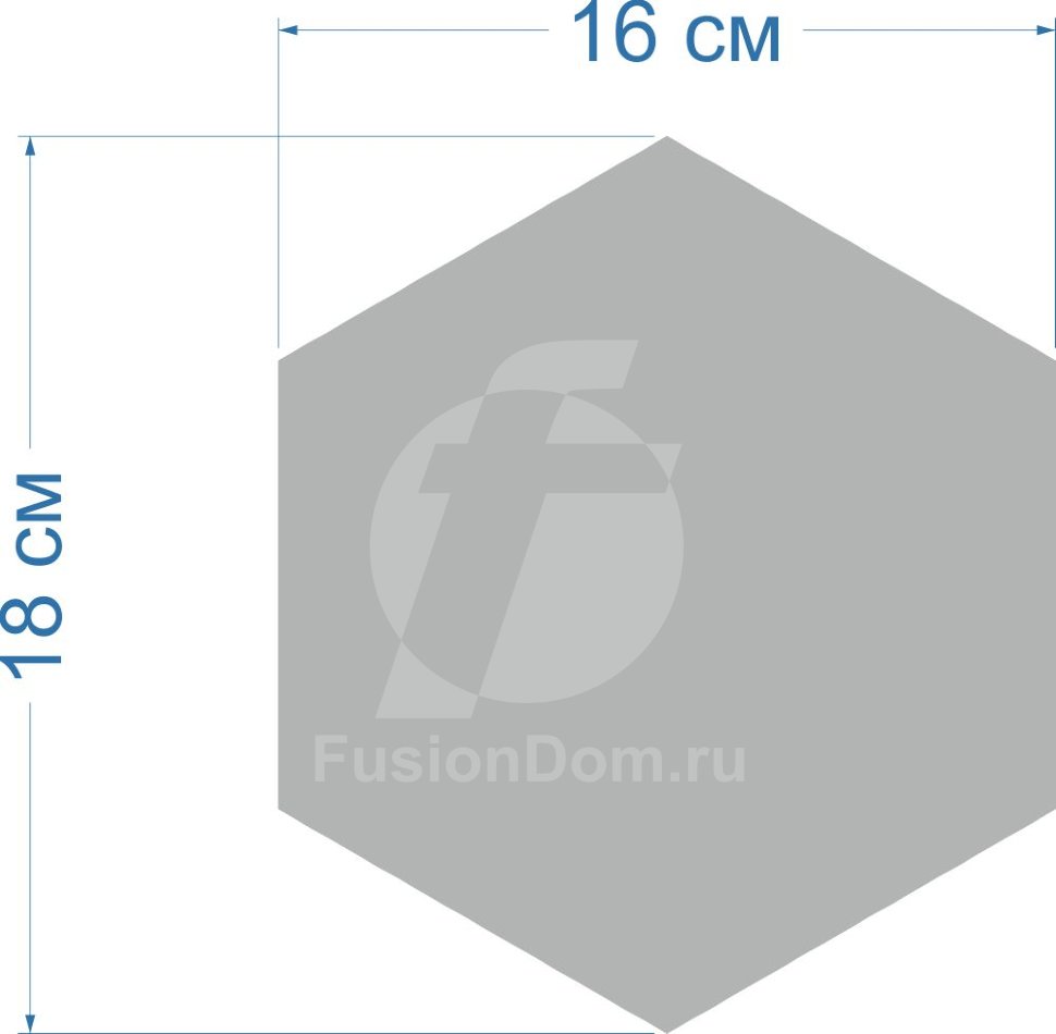 Акриловое зеркало в виде сот