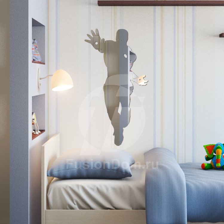 Акриловое зеркало Железный человек возрождение