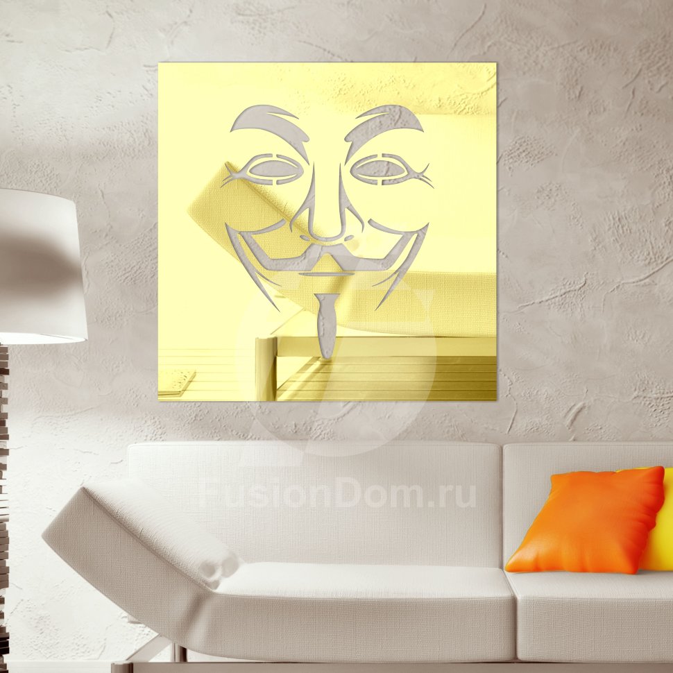 Акриловое зеркало Anonymous(Анóнимус)
