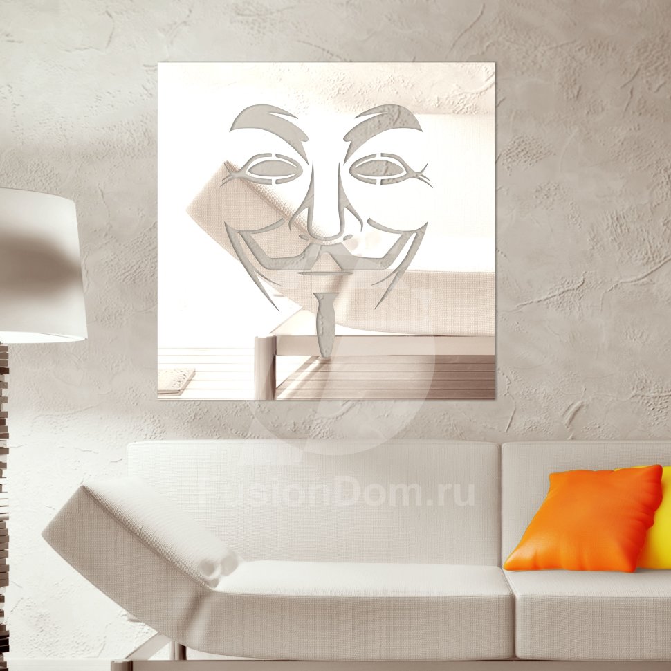 Акриловое зеркало Anonymous(Анóнимус)