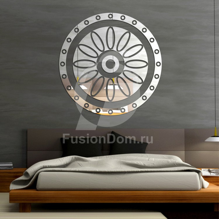 Акриловое зеркало Овальные узоры