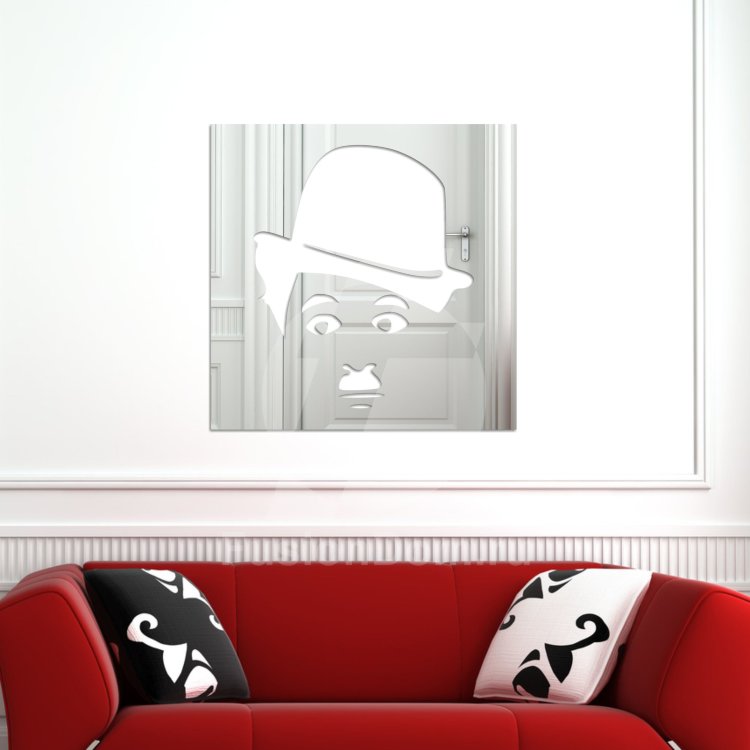 Акриловое зеркало Чаплин