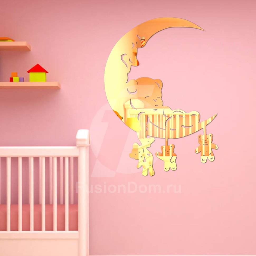 Акриловое зеркало Усталые игрушки