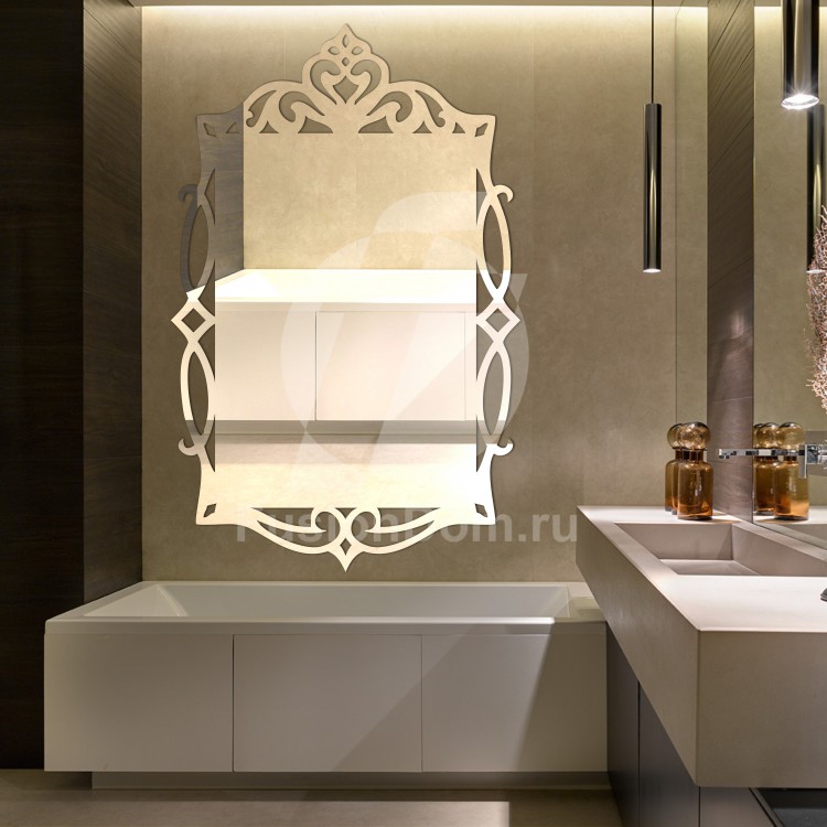 Акриловое Зеркало Резные узоры