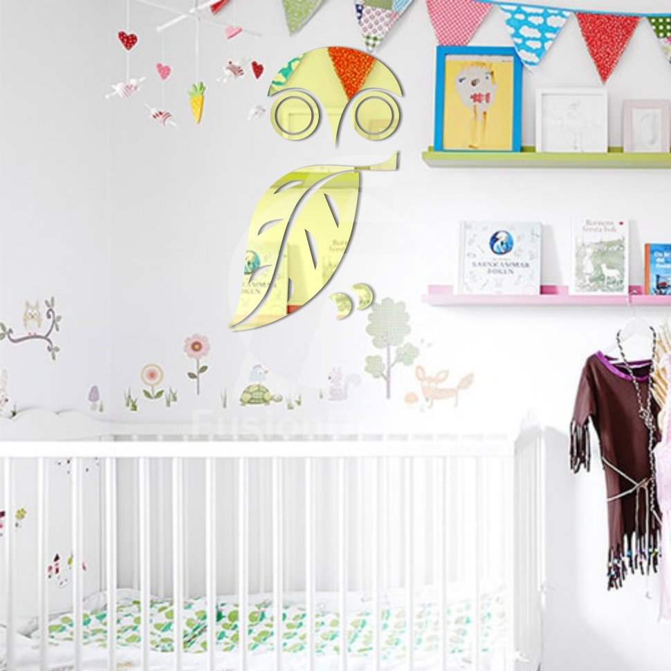 Акриловое зеркало Совушка