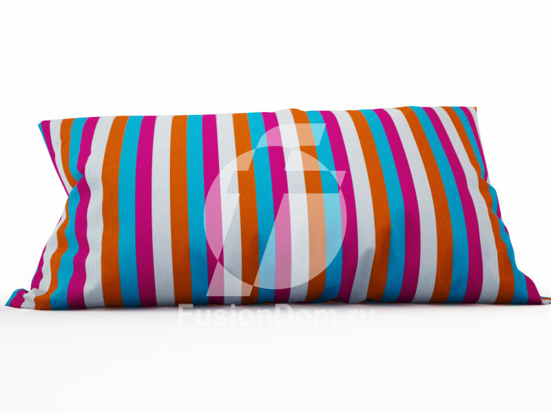 Акриловое Декоративная подушка "Цветные полосы"