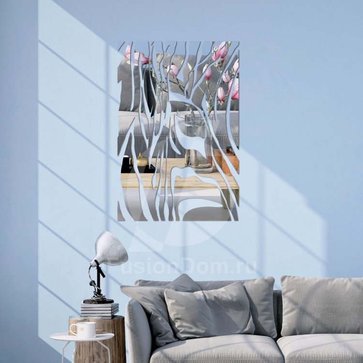 Акриловое зеркало Зебра