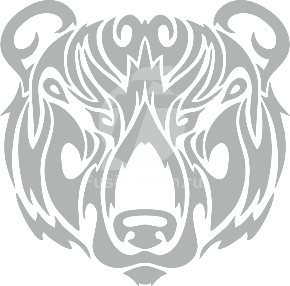 Акриловое Зеркало Медведь