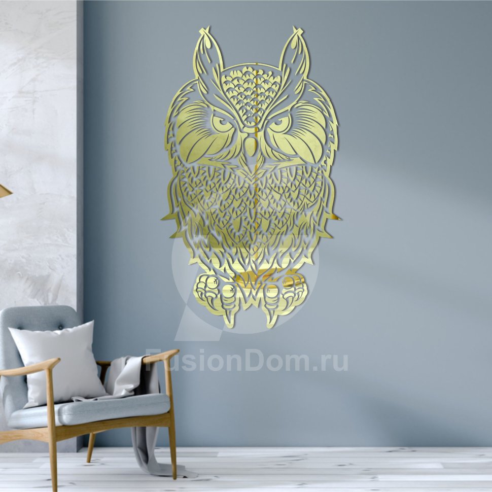 зеркало Сова золото