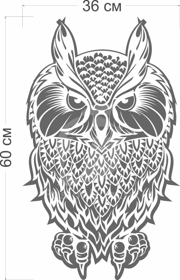 зеркало Сова размер