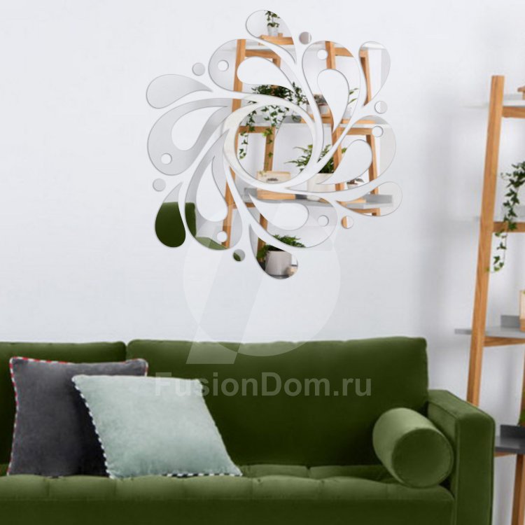 Акриловое зеркало Солнце-капля