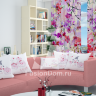 Акриловое Декоративные подушки "Розовое настроение"