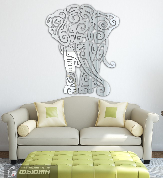 Акриловое Зеркало Слон