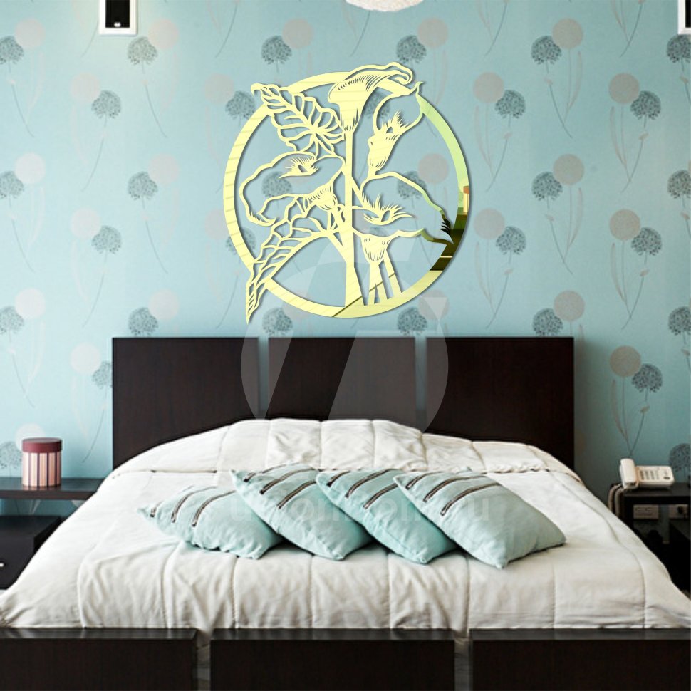 зеркало Лилии золото