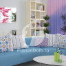 Акриловое Декоративные подушки "Фиолетовая геометрия"