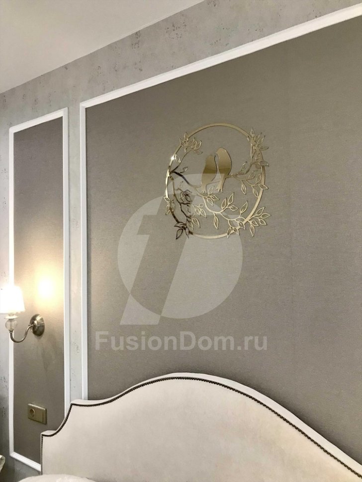 Акриловое зеркало Птицы на ветке