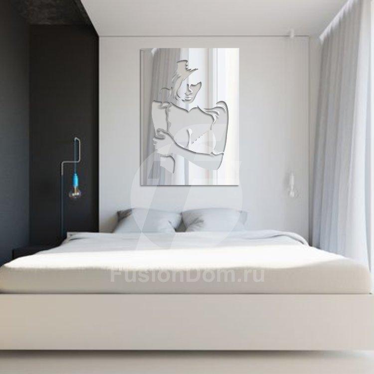 Акриловое зеркало Девушка