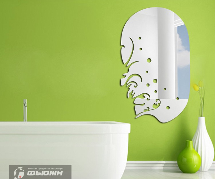 Акриловое Зеркало Волны в формах