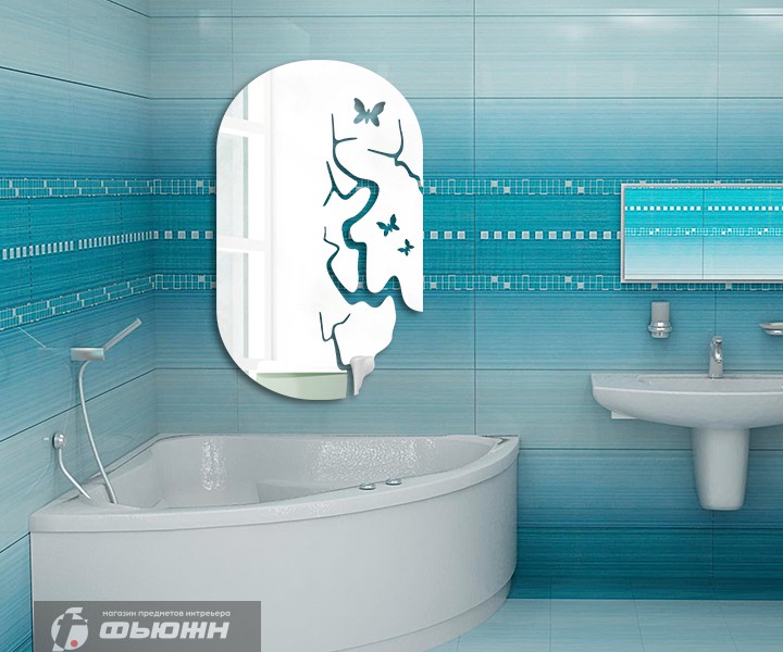 Акриловое Зеркало Контур дерева