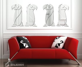 Зеркало Пингвины