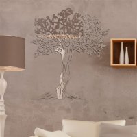 зеркало Дерево с листьями