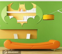 Зеркало "Логотип Batman"