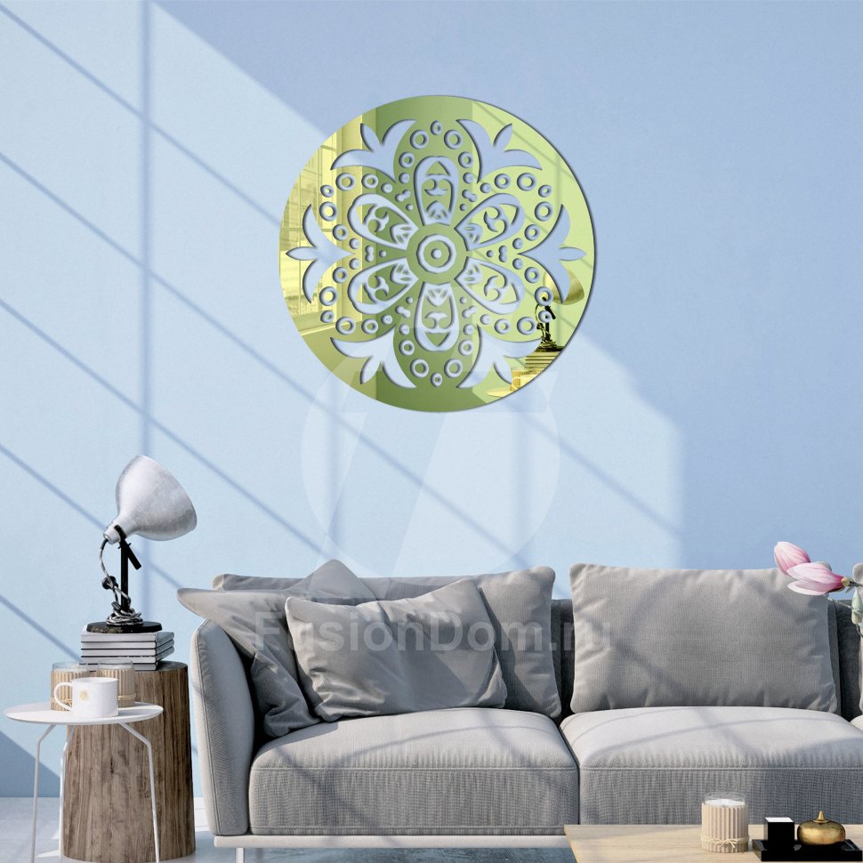 Акриловое зеркало Мандала геометрическая