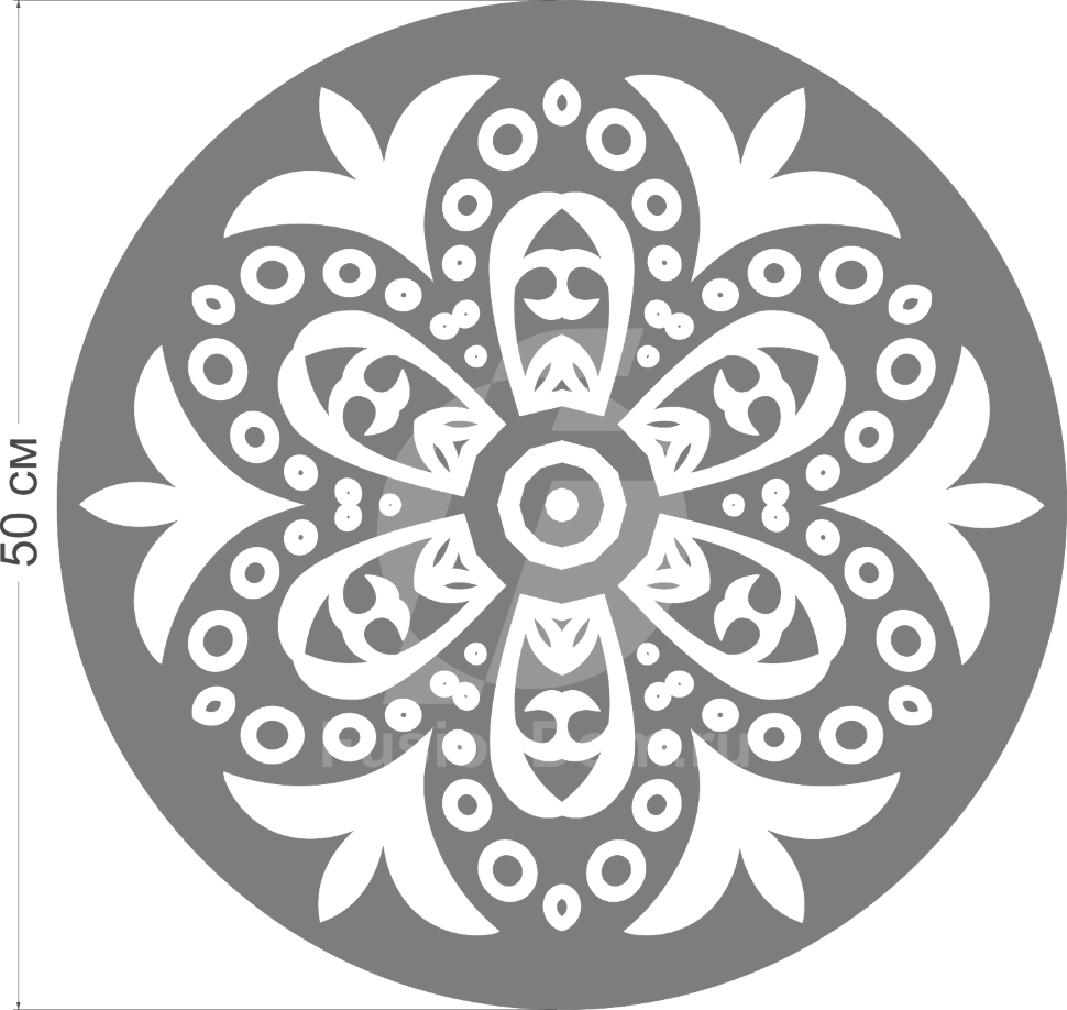 Акриловое зеркало Мандала геометрическая