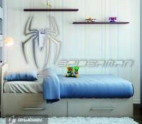 зеркало Логотип Spiderman