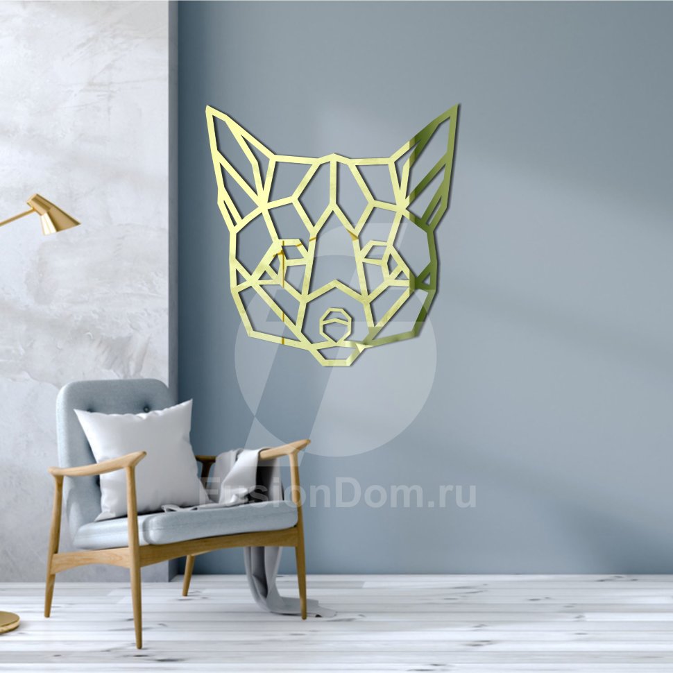 зеркало Лиса золото