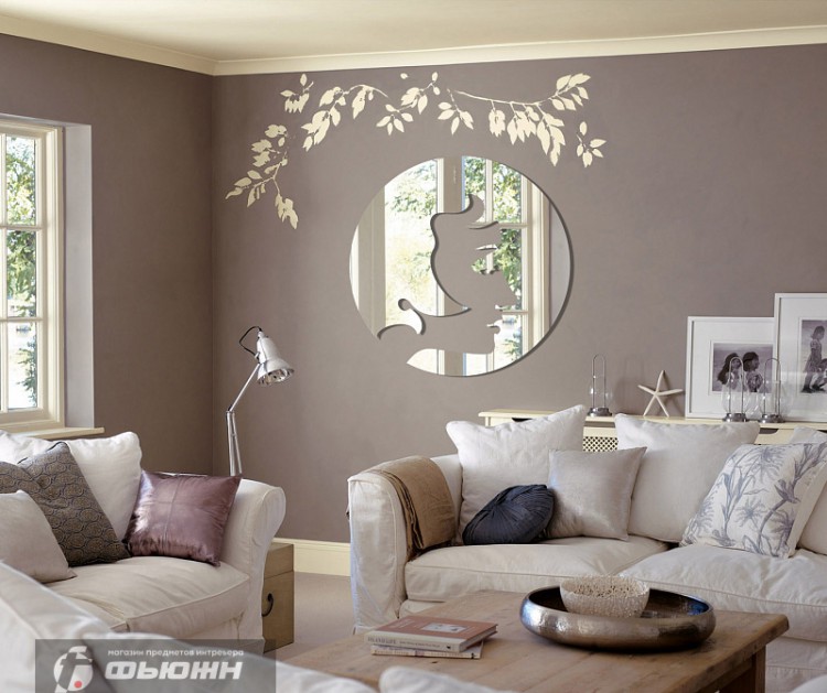 Акриловое Зеркало Эдит Пиаф