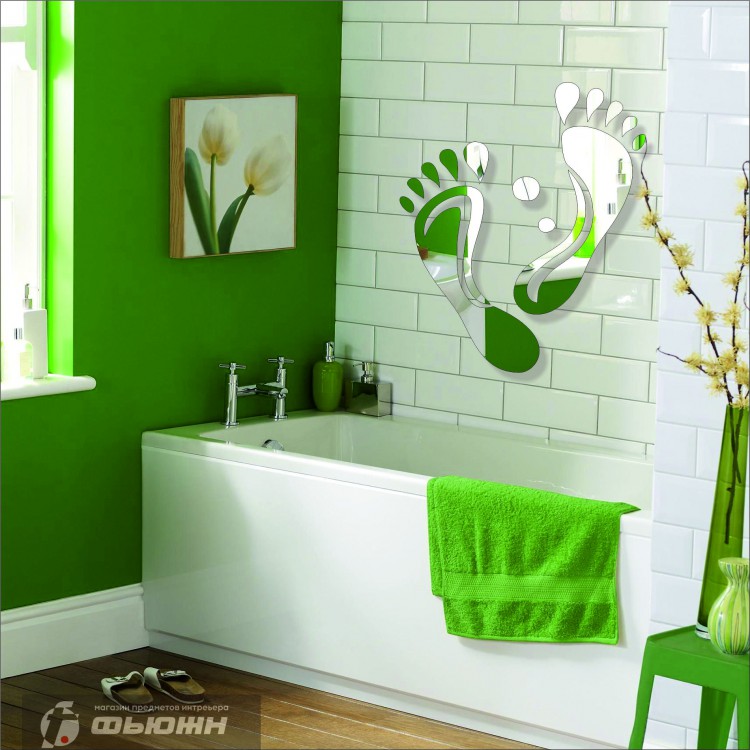 Акриловое Зеркало Следы