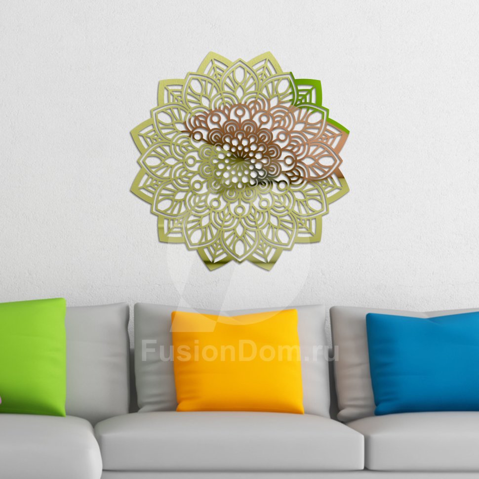 зеркало Мандала золото