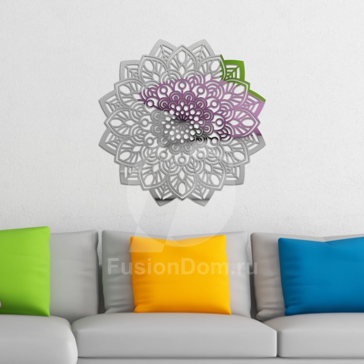 Акриловое зеркало Мандала