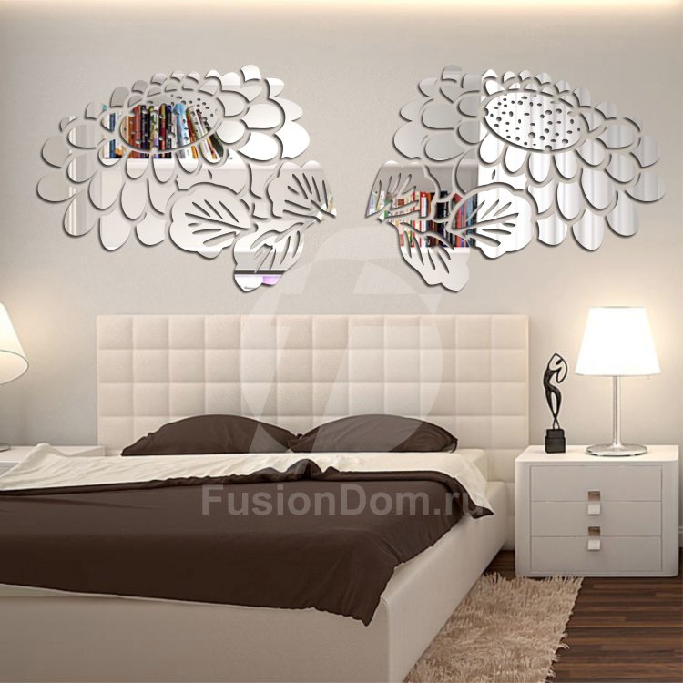 Акриловое зеркало Подсолнух