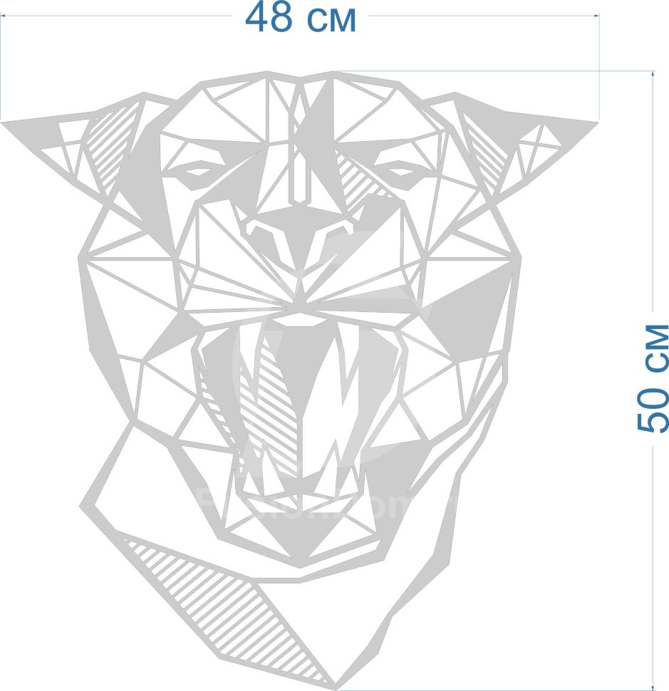 зеркало Оскал пумы размер