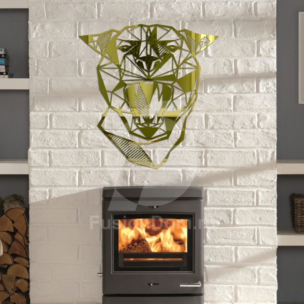 зеркало Оскал пумы золото