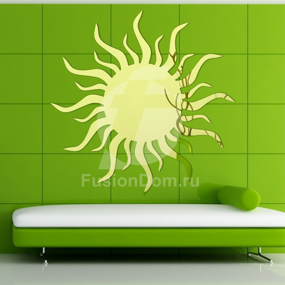 солнце в золотом