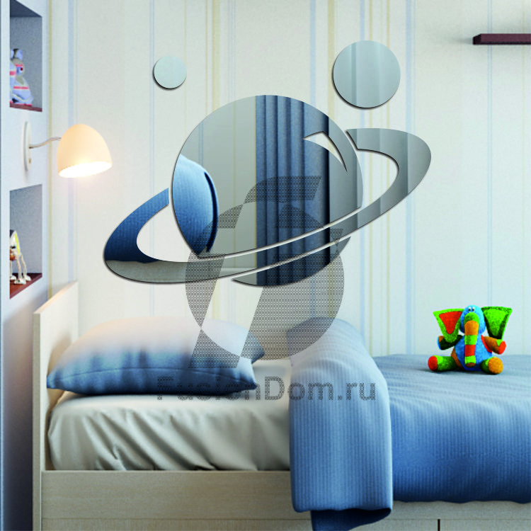 Акриловое зеркало Сатурн