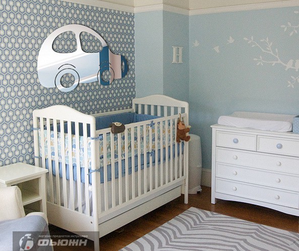 Акриловое зеркало Машинка