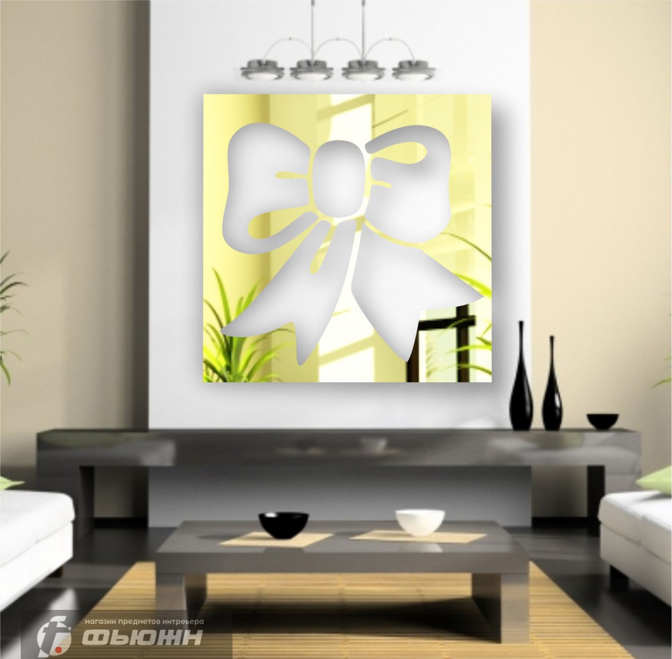 Декоративное акриловое панно Бант