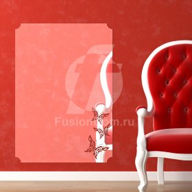 Зеркало с бабочками