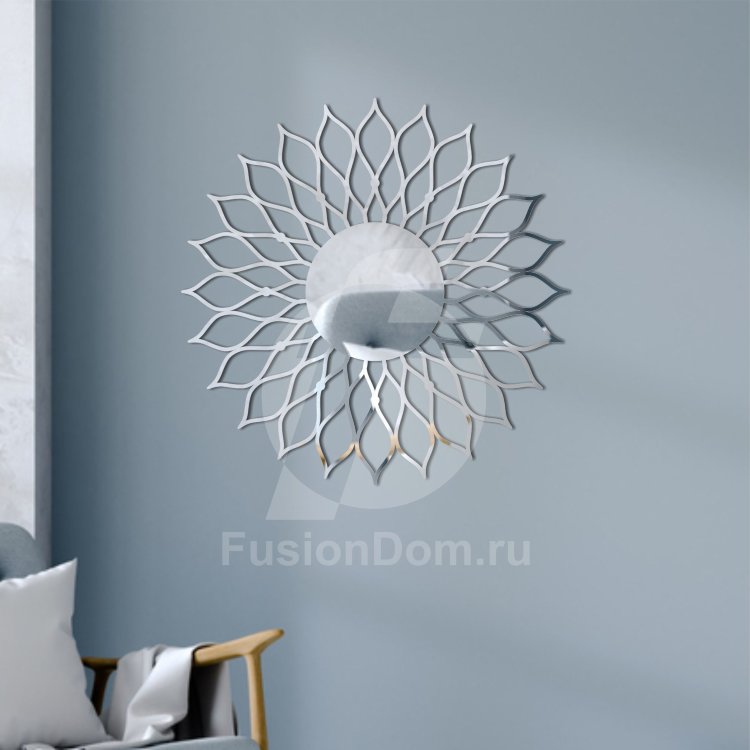 Акриловое зеркало Солнышко-подсолнух