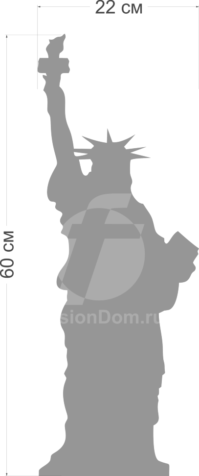 Акриловое Зеркало Статуя свободы