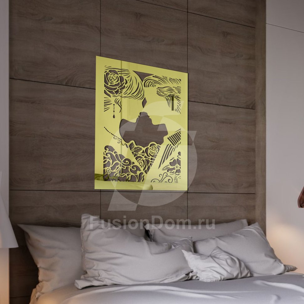 Декоративное акриловое панно Влюбленная пара
